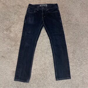 Levi's 511 Skinny Black Jeans White Stitching Men's Size 31 X 30
